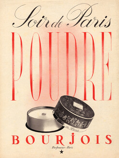 Bourjois (Cosmetics) 1940 Soir De Paris Powder