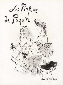 Les Parfums de Paquin 1945 Rue de la Paix, Christian Bérard