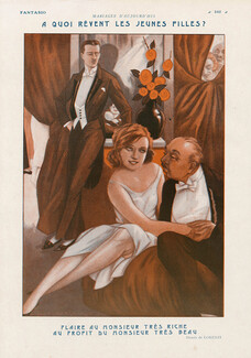 Fabius Lorenzi 1923 Mariages d'Aujourd'hui, Courtisane
