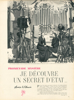 Je découvre un secret d'État, 1956 - Promenade Mystère, Ingrid Bergman, Mel Ferrer, Popaul, Text by Louise de Vilmorin, 4 pages
