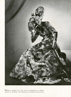 Madeleine Vramant 1947 Robe de Garden-Party, Ducharne, Photo Edgar Elshoud