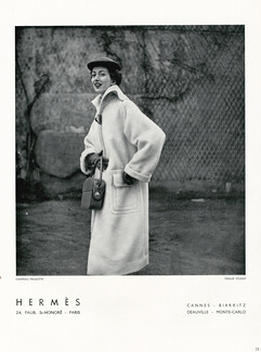Hermès (Coat & Handbag) 1950