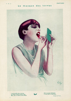 Emilio Vilà 1926 Le Masque des Lèvres, Lipstick