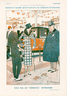 Fabien Fabiano 1924 Salon de l'Auto