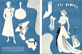 Hermès (gloves) Louise Bourbon, Descat, Creed, Alix, Thérèse Hemsy (Handbags) 1936 Fashion Goods, Raymond De Lavererie