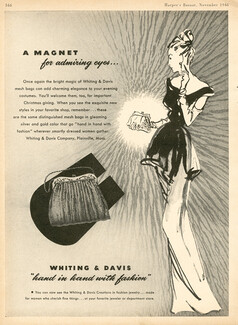 Whiting & Davis Company (Evening Bag) 1946 Mesh Bag silver