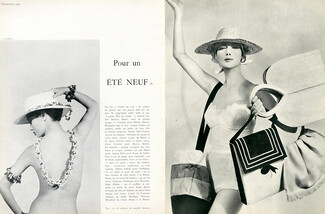 Fashion Goods 1958 Henry A La Pensée, Françoise Montague (Bag) Kirby Beard, Rose Valois, Jeanne Péral 1958 Bags, Necklace, Hats, 3 pages