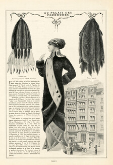Magyary (Fur Coat) 1913 "Palais des Fourrures" Store Shop