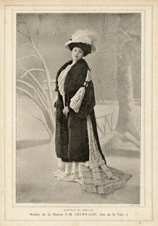 Grunwaldt 1908 Fur Coat, Photo Manuel Frères