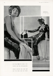 Suzanne Talbot (Couture) 1931 Suit for motor-boating, Sweater, Photo Demeyer
