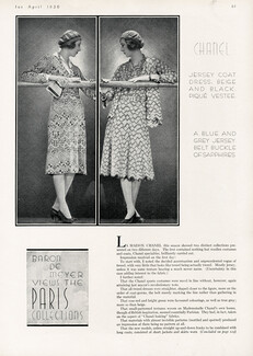 Chanel 1930 Jersey coat dress, Suit, Photo Demeyer