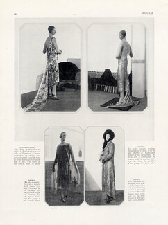 Siégel 1925 Evening Gown, Paul Poiret, Jenny, Louiseboulanger, Prémet, Photo Man Ray