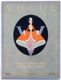 Dorothy Edinger 1918 Vogue Continental Cover