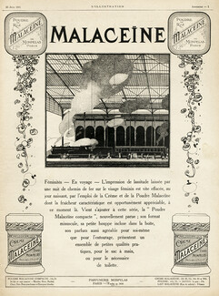 Malaceïne 1921 Train Station