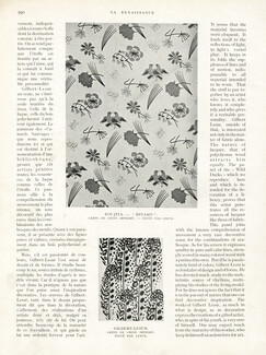 Gilbert Lesur, 1929 - "Miyako" Foujita, Text by Paul Sentenac, 3 pages
