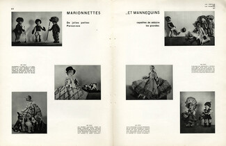Ars Lenci (Dolls) 1930 "Marionnettes et Mannequins", Boudoir Dolls
