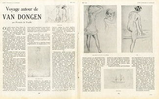 Voyage Autour de Van Dongen, 1929 - Kees Van Dongen Artist's Career, Parisienne, La Goulue, Nu..., Texte par François de Vouillé, 5 pages