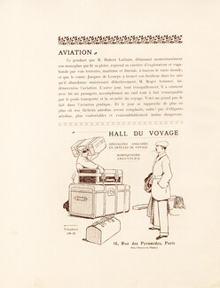 Hall du Voyage (Luggage, Baggage) 1910 Spécialités anglaises en articles de voyage, Fabien Fabiano