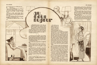 Au Goût du Jour, 1923 - Jacques Touchet Pekingese Dog, Text by Colette