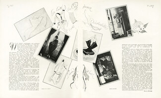 La Lutte du Pyjama contre le Déshabillé, 1922 - Pajamas against negligee, Dessins Benito, Photo Lipnitzki, Text by Martine Rénier