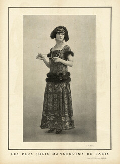 Lucile (Couture) 1923 "The Most Beautiful Mannequins of Paris" Miss Gertie Fashion Model, Photo Rahma
