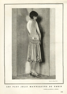 Martial et Armand 1926 "The Most Beautiful Mannequins of Paris" Yvonne Fashion Model, Photo Manuel Frères