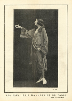 Molyneux 1923 "The Most Beautiful Mannequins of Paris" Denise Fashion Model, Photo Rahma