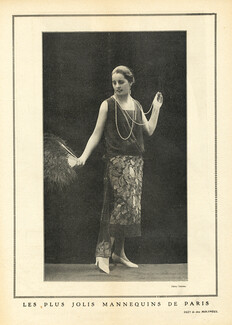 Molyneux 1923 "The Most Beautiful Mannequins of Paris" Suzy Fashion Model, Photo Rahma