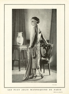 Colette 1925 "The Most Beautiful Mannequins of Paris" Cora Fashion Model, Photo Rahma