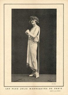 Premet 1923 "The Most Beautiful Mannequins of Paris" Josette Fashion Model, Photo Rahma