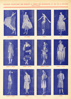 Jean Magnin, Lucile, Martial et Armand, Philippe et Gaston, Premet 1926 "Bal de la Couture", Fashion Show