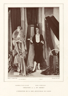 Pierre Imans (Wax Mannequins) 1929 Premet, Evening Gown