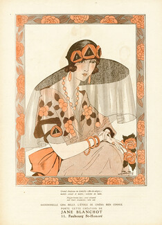 Jane Blanchot 1923 Nigger-brown lace, Gina Relly, Dartey