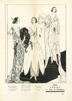 Lucile 1922 Evening Gown, Dartey