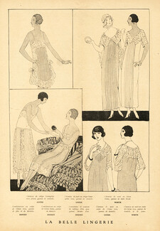 Lucile, Doucet, Worth 1924 "La Belle Lingerie" Nightgown