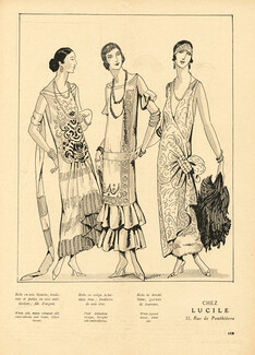 Lucile 1924 Evening Gowns