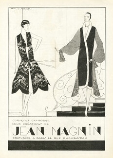 Jean Magnin 1926 Evening Gown and coat, Paul Scavone