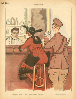 Chas Laborde 1918 Soldier, Barman