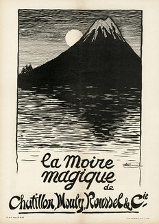 Chatillon Mouly Roussel 1923 "La Moire Magique" Geo Dorival