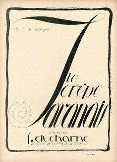 Ducharne 1924 Pour la Danse, le Crêpe "Javanais"