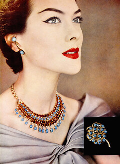 Cartier (Necklace, Brooch, Earrings) 1954