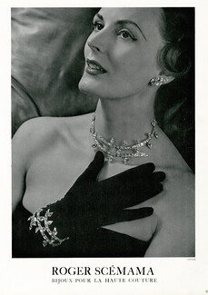 Roger Scémama 1951 Necklace, Bracelet, Earrings
