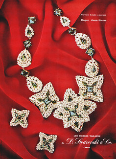 Swarovski & Co. 1962 Necklace, Earrings, Roger Jean-Pierre