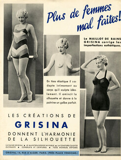 Grisina (Swimwear, Lingerie) 1934 Topless