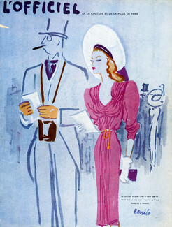 Mendel (Couture) 1946 Robe Drapée, Benito