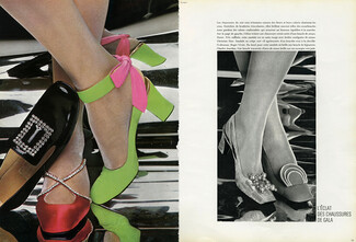 Christian Dior, Celine, Roger Vivier, Charles Jourdan, Durer (Shoes) 1967