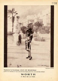 Worth 1927 Madame La Comtesse Jean De Segonsac, Fur Coat, Photo Marc Lenoir