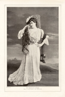 Doucet 1905 Marcelle Lender, Afternoon Dress, Photo Reutlinger