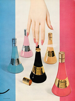 Dana (Perfumes) 1964 "Spray Colognes", Tabu, Emir, 20 Carats, Platine