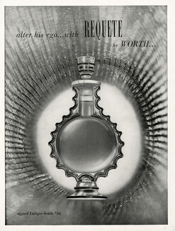 Worth (Perfumes) 1948 "Requête" Lalique Bottle